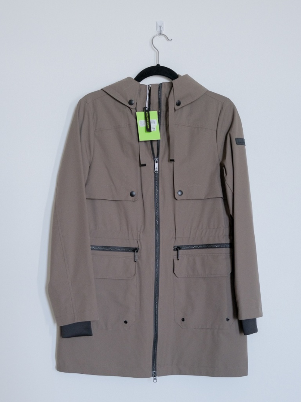 BNWT Women's Sam Edelman long rain jacket (water resistant)